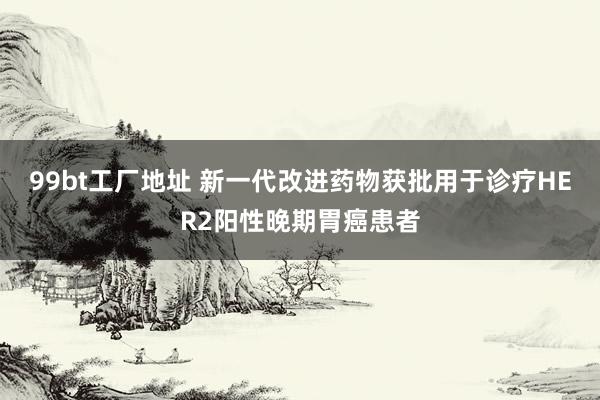99bt工厂地址 新一代改进药物获批用于诊疗HER2阳性晚期胃癌患者